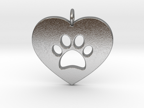 Pet Love in Natural Silver