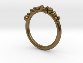 Bubble Ring (17mm) in Natural Bronze