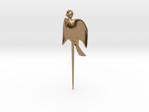 Bird shaped fork in Natural Brass