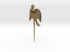 Bird shaped fork in Natural Bronze