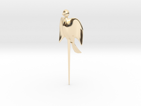 Bird shaped fork in 14k Gold Plated Brass