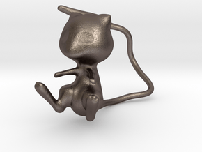 Mew in Polished Bronzed Silver Steel