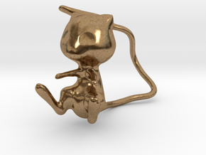 Mew in Natural Brass