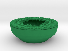 Pot parts for Guardians Galaxy Outside-Shell in Green Processed Versatile Plastic