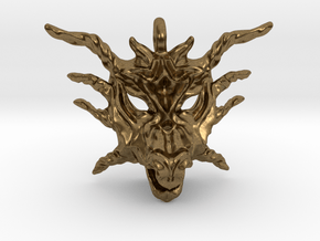 Sunlight Dragon Pendant in Natural Bronze