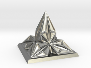 Pyramid Arcology in Natural Silver