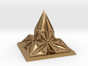 Pyramid Arcology in Natural Brass