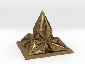 Pyramid Arcology in Natural Bronze