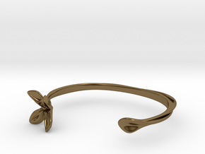 Helix Bracelet in Polished Bronze
