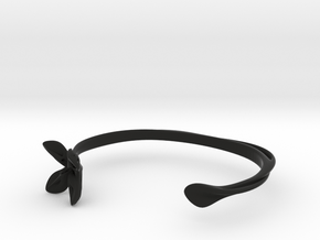 Helix Bracelet in Black Natural Versatile Plastic