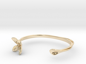 Helix Bracelet in 14k Gold Plated Brass