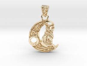 Kitty in 14k Gold Plated Brass