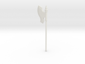 Halberd in White Natural Versatile Plastic