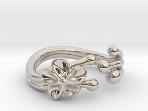 Orchid Ring in Platinum