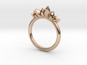 Crystal Ring (17mm) in 14k Rose Gold