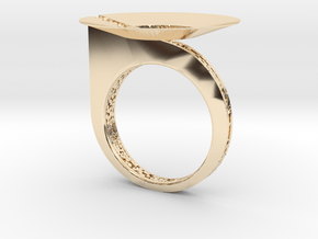 THE DISCK  in 14K Yellow Gold: 6 / 51.5