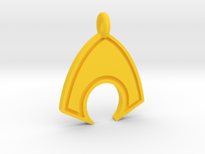 Aquaman Keychain in Yellow Processed Versatile Plastic
