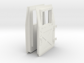 1:6 scale Hasbro HMMWV Doors in White Natural Versatile Plastic