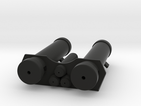 E-11 Power Cylinders v1.1 Profile A in Black Natural Versatile Plastic