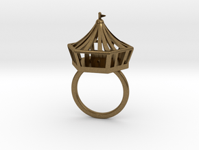 Circus Ring (18mm) in Natural Bronze