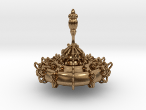 Ornate Top in Natural Brass