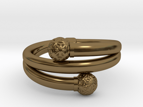 Bargard Ring Alfa  in Polished Bronze