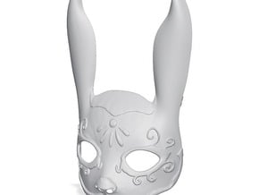 Splicer Mask Rabbit (Womens Size) in Tan Fine Detail Plastic