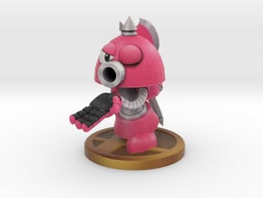 Axe Robot Pink in Full Color Sandstone