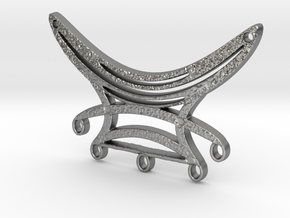 Five Dangles Festoon Pendant in Natural Silver