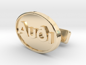 Audi Classic Cufflink in 14k Gold Plated Brass