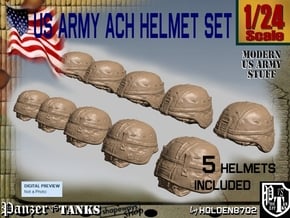 1-24 US Army ACH Helmet Set in Tan Fine Detail Plastic