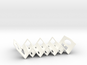 Triangular Soap Holder in White Processed Versatile Plastic
