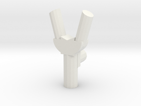 5mm Slingshot in White Natural Versatile Plastic