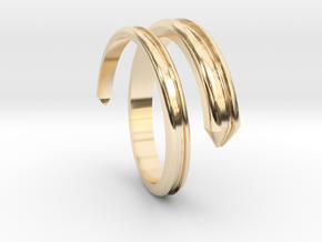 Ring 5 in 14k Gold Plated Brass