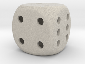 Dice, hollow in Natural Sandstone