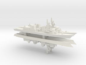 Murasame-class destroyer x 4, 1/2400 in White Natural Versatile Plastic
