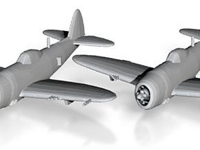 Republic P-47 'Thunderbolt' Bubbletop 1:200 x2 FUD in Tan Fine Detail Plastic