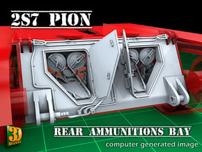 2S7 PION Ammunitions Bay (1:35) in Tan Fine Detail Plastic
