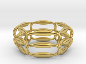 18 Padz Conduit Ring in Polished Brass