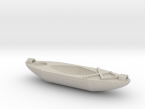 Kayak Ornament in Natural Sandstone