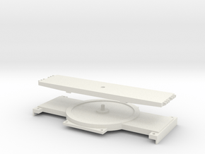 1:50 Turntable for SPMT (IMC) in White Natural Versatile Plastic