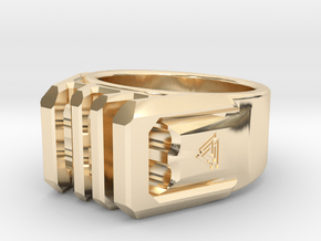 Asguard 13 70mm in 14k Gold Plated Brass