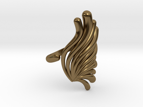 Wing in Polished Bronze