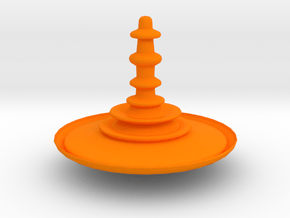 Fierce Spinner in Orange Processed Versatile Plastic