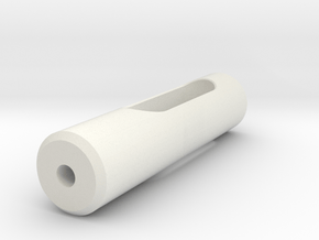 Rod in White Natural Versatile Plastic