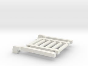 1/64 Bale Slide in White Natural Versatile Plastic