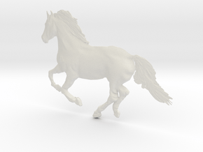Panels, Running Horse in White Natural Versatile Plastic