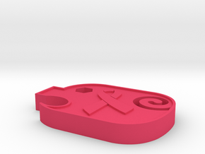 PiggyRibbon - OOMF in Pink Processed Versatile Plastic