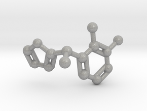 Dexmedetomidine Molecule Keychain Pendant in Aluminum