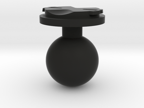 Garmin Edge Male Mount To 1 Inch Ball in Black Natural Versatile Plastic